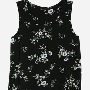 Gibson Floral V-Neck Shell Tank Top 💐